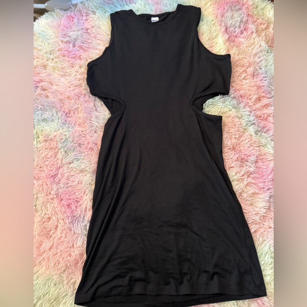Black cut out dress XXL